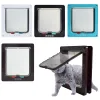 Controle Pet Flap Door Smart Security 4 Way Lock ABS PLÁSTICA PORTA DIREÇÃO CONTRULLÁVEL DIREÇÃO CANTO CAT GATE S/M/L/XL 5 CORES