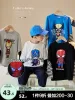 T-shirts kinderkleding jongens luminescerende t-shirt lange mouw herfstkleding 2022 boytshirt kinder nep twaals twaals bodem shirts