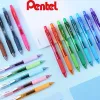 Pennen 12Color Japanse Pentel gel pen bln105 naaldbuisdrukken schrijven soepel en quickdrying learning office stationery 0,5 mm