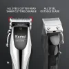 Clippers Kemei KM2619 Professionele snapelloze Hair Clipper Oplaadbare mannen Haar Trimmer Verstelbare snijhendel Kapper Shop LCD Display