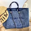 Luxury Shoulder Bags Letter CC Totes Handbag Fashion Canvas Bag Womens Ladies Brand Ch Embroidered Tote Designer Handbags Female Shopping Cross Body Backpack HOFR