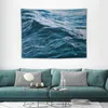 Tapisserier Liten Ocean Wave Blue Water Tapestry Wall Decorations Hem Dekoration Tillbehör