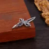 Necklaces Necklace Pendant 925 Sterling Silver Cross Vajra Pestle Woman Men Luxury Quality Fine Jewelry Free Shipping 2023 Wholesale P19