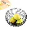 Baskets Nordic Style Iron Art Fruit Storage Basket Home Organizer Bowl For Vegetable Snacks Candy Kitchen Table Dining Decoration Tool