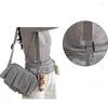 Сумка модная и практическая женская сумочка с плиссированной текстурой, улавливая нейлоновый плечевой кошелек