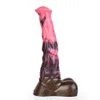 Wholesale Realistic Silicone Horse Penis Dildo With Testicles Silicone Fantasy Animal Knot Dildo Big Long Anal Sex Toys