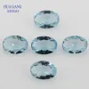 Beads 2x3~13x18mm 106# Blue Color Oval Shape Loose Glass Beads Synthetic Gems For Jewelry Wholesale Free Shipping