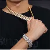 Hot Sale S925 Baguette Diamond Cuban Link Necklace Chain Vvs Moissanite Diamond Cuban Chain