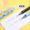 Pens 36 pcs/lot Creative Dog Erasable Gel Pen Cute 0.5mm Black ink Signature Pens Promotional Gift Stationery School Supplies