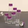 Bouteilles de rangement 10pcs / lot 5/7/10/14/18/20 / 26ml Pottes en verre minuscules Pot de bouchon de vis