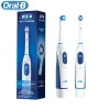 Huvuden oral B Sonic Electric Tooth Brush Rotary Precision Deep Clean Teeth White DB4010 Vuxen Tandborste + 4/8 Bytesbar borsthuvud