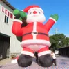 wholesale Outdoor Activities 12mH (40ft) with blower Oxford Material Giant Inflatable Santa Claus Christmas Old Father cartoon For Sale