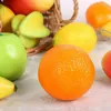 Party Decoration 8 PCS Lifelike Artificial Fake Fruit Fruits Grape Market Orange Banana Pink Plastic For Decor