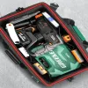 Väskor multifunktionella verktygsväska elektriker duk förtjockad snickeri stor underhåll lagring taktisk ryggsäck