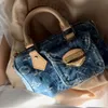 Louiseviutionbag original louies vuttion nano speedys designer lyxväska spegel kvalitet crossbody denim väskor riktig läder handväska med box sac luxe dhgate ny