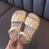HQKS Sandals Kids Kids Summer Toddler Flats Little Girls Fashion Beach Sandals Princess Dress Party Teave