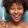 歯ブラシシーゴ電気歯ブラシ充電式購入2個のピース​​50％オフソニック歯ブラシ4モード旅行歯ブラシ3枚のブラシヘッドギフト