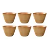 Cups Saucers 6Pcs Chinese Porcelain Tea Cup Portable Multipurpose Drinkware Mug For Home Restaurant Office Coffee Shop Latte