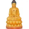 Figurines décoratives tathagata décoration ménage le médaille d'or de Bouddha Gold Home Craft