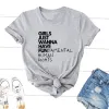 T-shirts Girls só querem ter camisa fundamental de direitos humanos Mulheres de verão de manga curta T Camisetas feministas de algodão casual Camiseta 90S Tee