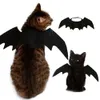 Yarasa giysileri kanatlar sevimli siyah koşum kostümü cosplay Cat Dog Cadılar Bayramı Partisi Evcil hayvan malzemeleri için