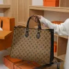 Europejskie i amerykańskie luksusowe druk torebki torebki żeńskie vintage torba na torba