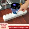 Sealers Vacuum Sealer Automatic Air Sealing Food Saver Machine for Food Storage Dry/Moist Food Modes LED Indicator with 10Pcs Seal Bags