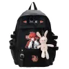 حقائب Genshin Impact anime cosplay طلاب مدرسة حقيبة الظهر Klee Cartooncbag Bookbag المحمول على مدار الأحفاظ على الحمامات في الهواء الطلق الأولاد الهدايا الفتيات