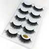 Eyelash Extension Make Up Tools Fake Lash Makeup Tools 3D Mink Lash 5 Par av tredimensionell flerskikt