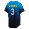 2024 City Connect Baseball Jersey Trea Turner Harper Bryson Stott Kyle Schwarber J.T. Realmuto Alec Bohm Nick Castellanos Aaron Nola Zack Wheeler Mike Schmidt