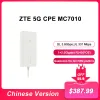 Yönlendiriciler ZTE Dış Mekan Yönlendirici MC7010 WIFI Yönlendirici Tekrarlayıcı Örgü Wifi Extender 5G Sub6+4G SDX55M Platform N1/3/7/8/28/38/41/77/78/79