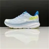 Hokh Clifton 8 Running Shoe Hokhs Shoes Womens Bondi 8 Clifton 9 Triple White Summer Song Blue Coral Peach Real Teal Lunar Rock Mens Trainer