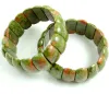 STRANDS NATUURLIJKE STEEN Tijger Eye Unakite Agates Quartz Kristal Bead Bracelet Desy Sieraden Energie Bangels Stretch kettingarmbanden voor vrouwen