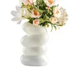 Vases Pampas Grass Vase Flower Container Bohemian Spiral Bouquet Pot pour la ferme des accessoires de décoration de décoration de salle esthétique moderne de la ferme