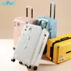 Luggage MiFuny Cabin Holiday Suitcase Set Outing Carry on Luggage with Wheels Couples Travel AntiFall Password Package Rolling Luggage