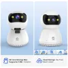 Monitorer JOOAN 5MP IP CAMERA 5G WIFI Baby Monitor inomhusövervakningskamera 2way AUDIO Auto Tracking Color Night Vision Wireless Camera