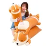 Riese niedliche Corgi Dog Plush Kissen gefüllt weiche Baumwolle Tier Kinder Spielzeug Kawaii Shiba Inu Puppen für Kinder Geburtstagsgeschenk 240418