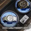 Kits Boîte de surendeur de montre en bois de luxe en bois de luxe USB Power Watch Condente pour les montres mécaniques