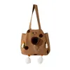 Kattbärare bärare påse mjukt husdjur kan gå design bärbara andningsbara hundväskor utgående resor handväska