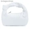 Trendy originele Bottegs Venets Brand Tassen voor dames handgemaakte geweven damestas nieuwe hoorn dumpling tas handheld zaktassen met 1to1 logo