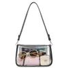 clear Shoulder Bag Handbag Crossbody Bag Stadium Approved, Thickened Clear Purse Suitable for Ccert Outfits and Sporting Event U8jK#