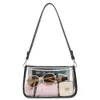 Bolso de hombro transparente Bolsas cruzadas de bolso de cuerpo cruzado Aprobado y engrosado bolso transparente adecuado para trajes CCERT y evento deportivo U8JK#