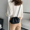 Sacchetti da sera Ladies Weave Weave Borse Soft in pelle Crossbody Spalla per donne 2024 Fashion Female Brand Buy e Borse Lady Hobo