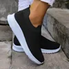 Casual Shoes Women Flat Slip On Lightweight White Sneakers Female 2024 Autumn Fashion Basket Round Toed Zapatos Mujer