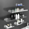 Organization Colour Acrylic Shelf Wall Hanging Board Free Punch Bathroom Toilet Kitchen Storage Rack Plexiglass 3mm Thickened Strong Sticker