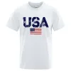 Chemises Vintage USA Flag Street Print T-shirts mâles de haute qualité Nouveau tshirt Summer Coton Tops Hip Hop Tee Breatch Tee