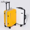 Багаж Duoluplo Highvalue Luggage Silent Boarding Любители нового троллейбуса Студента Колледж Студент Студент Алюминиевая рамка