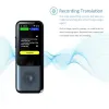 Vertaler Hongtop Vertaalcamera Device T11 RealTime Smart Voice Photo Translator 1500MA 138 Talen draagbare tekst Voice vertaler