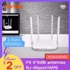 ルーターTenda 600Mbps WiFiルーター2.4GHz F9ワイヤレスWiFiルーターホームカバレッジWiFiリピーター4*6DBIハイゲインアンテナビームフォーミングアプリ