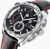 Pagani Design Waterproof Outdoor Calendar Chronographスポーツレザーステンレス鋼製クォーツメン039